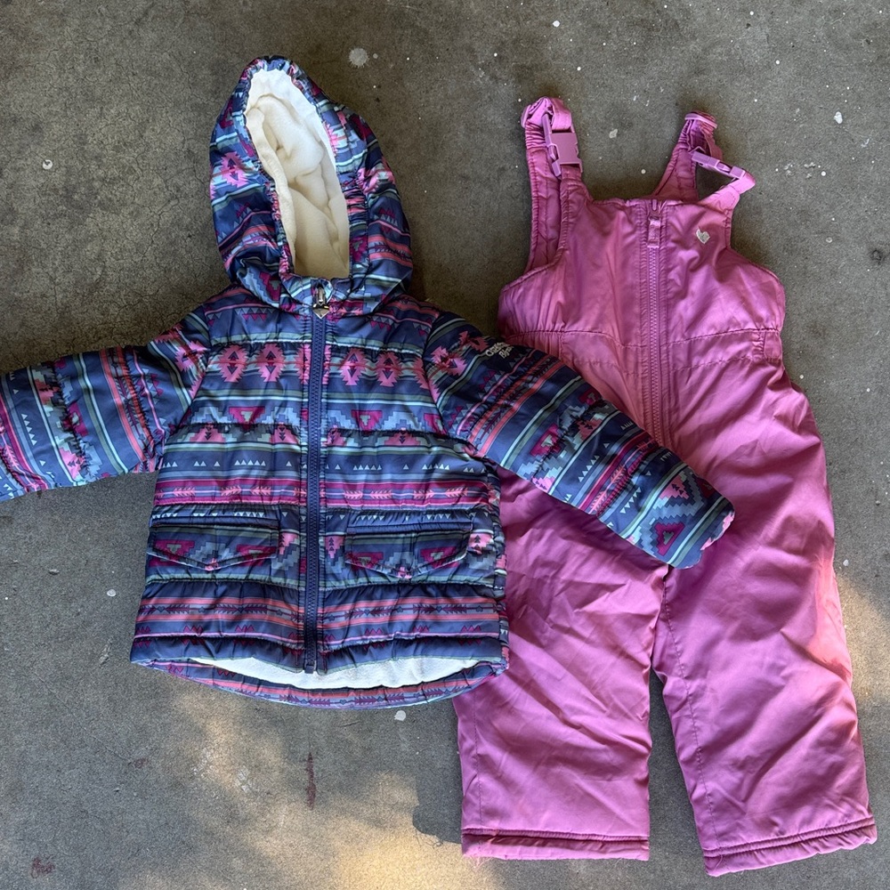 OshKosh B'gosh snow bib and jacket 2T